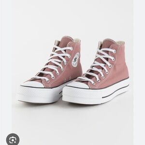 Converse Dusty Rose High-Top Sneakers